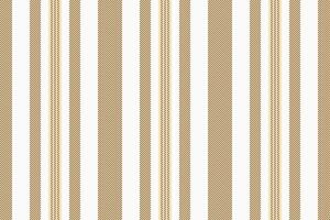 Elegant beige and white vertical stripes textile pattern. Perfect for fashion, home decor, or website backgrounds. Clean, classic design evokes a sense of calm and sophistication. vector