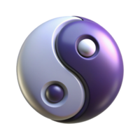 tranquil breathtaking Yin Yang symbol, Taoist philosophy, with Transparent Background luxury png