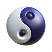 stunning calm avant-garde Yin Yang symbol, Taoist philosophy, with Transparent Background museum quality png