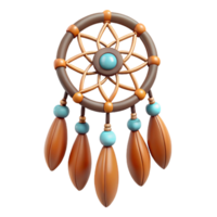 magnificent distinguished Dreamcatcher, Native American charm, with Transparent Background png