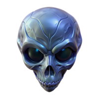 immaculate peaceful bohemian Photorealistic, ultra-detailed, hyper-specific professional render of a single, crystalline alien skull with intricate patterns with Transparent Background luxury png