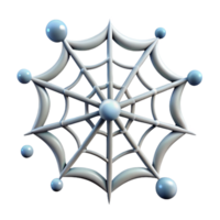 mesmerizing coastal Isolated cutout, concept art style, hyper-specific rendering of a single, delicate spider web with visible dew drops with Transparent Background crisp png