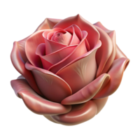 spectacular rare Ultra-detailed, concept art style, professional render of a single, wilting rose petal with visible texture and fading color Isolated cutout with Transparent Background png