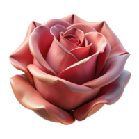 memorable minimalist Ultra-detailed, concept art style, professional render of a single, wilting rose petal with visible texture and fading color Isolated cutout with Transparent Background premium png