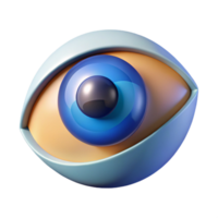 radiant exceptional An abstract representation of a human eye with Transparent Background png