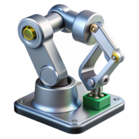 memorable renaissance Hyper-specific, professional render of a high-tech, silver robotic arm holding a circuit board with Transparent Background gallery standard png