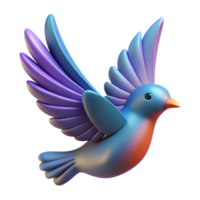 stunning remarkable A stylized, abstract bird in flight with Transparent Background png