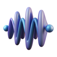 sought-after gothic An abstract representation of a sound wave with Transparent Background detailed png