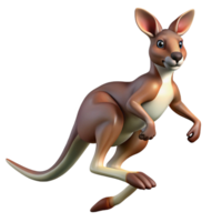 tranquil sumptuous A jumping kangaroo, powerful legs, joey in pouch with Transparent Background gallery standard png
