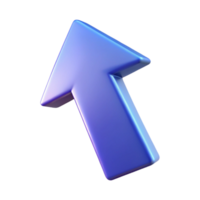 picturesque retro A stylized, abstract arrow pointing upwards with Transparent Background 4K png