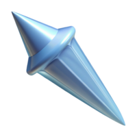 pristine renaissance Concept art style hyper-specific image of a single icicle, pointed and transparent, with Transparent Background expertly shot png