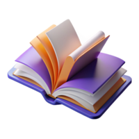 picturesque timeless An open book, pages turning, dynamic abstract with Transparent Background png