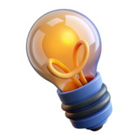 standout renaissance A lightbulb, glowing filament, creative abstract with Transparent Background original png