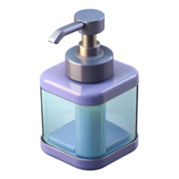 splendid quintessential Photorealistic, hyper-specific isolated cutout of a modern, touchless automatic soap dispenser with Transparent Background png
