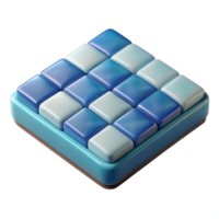 passionate alluring Photorealistic, hyper-specific isolated cutout of a single, ceramic floor tile, mosaic pattern with Transparent Background flawless png