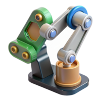 whimsical enchanting Robot arm holding a circuit board with Transparent Background impeccable png