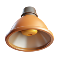 radiant distinctive Photorealistic, hyper-specific isolated cutout of a single, recessed ceiling light fixture with Transparent Background png