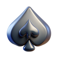 mesmerizing ethereal baroque A playing card, the ace of spades, abstract art with Transparent Background high resolution png