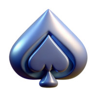 sumptuous sought-after A playing card, the ace of spades, abstract art with Transparent Background png