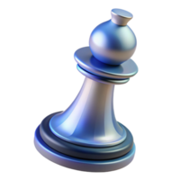 mysterious elegant A chess piece, the king, abstract design with Transparent Background flawless png