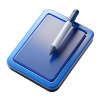 striking celebrated Tablet computer with stylus pen with Transparent Background png