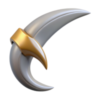 memorable tropical Hyper-specific professional render of a single Griffin talon, sharp and curved, isolated cutout with Transparent Background elite png