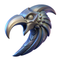 magnificent geometric Concept art style, hyper-specific professional render of a single, feathered griffin talon, sharp, curved with Transparent Background luxury png