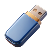 radiant rustic USB flash drive with metal casing with Transparent Background studio quality png