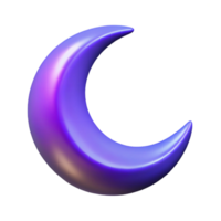 harmonious serene A crescent moon, celestial, abstract design with Transparent Background flawless png