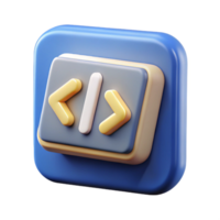 stunning notable Software development code icon with Transparent Background png