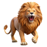 sumptuous victorian Photorealistic, ultra-detailed professional render of a roaring lion with a flowing mane Isolated cutout with Transparent Background precision png