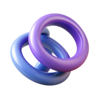 immaculate rustic A pair of wedding rings, intertwined with Transparent Background handcrafted png