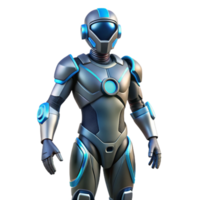 harmonious picturesque Concept art style, hyper-specific isolated cutout of a futuristic exoskeleton suit, human augmentation technology with Transparent Background high quality png