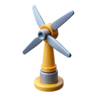 quintessential vintage Ultra-detailed, professional render of an isolated cutout of a miniature wind turbine, renewable energy technology with Transparent Background refined png