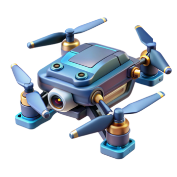 impressionante vanguarda conceito arte estilo, isolado Cortar fora do uma hiperdetalhado cyberpunk zangão chassis com exposto fiação e circuitos, profissional render com transparente fundo 4k png