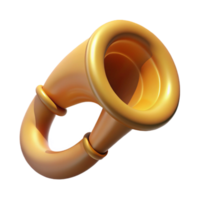 splendid surreal Hyper-specific professional render of a single Chimera horn, spiraled and sharp, isolated cutout with Transparent Background gallery standard png