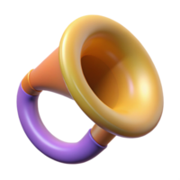 standout baroque Hyper-specific professional render of a single Chimera horn, spiraled and sharp, isolated cutout with Transparent Background studio quality png