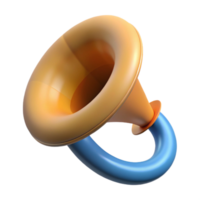 apasionado radiante hiperespecífico profesional hacer de un soltero quimera bocina, en espiral y afilado, aislado separar con transparente antecedentes magistralmente capturado png