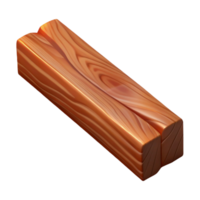vibrant coveted Hyper-specific professional render of a single, intricately carved wooden beam Isolated cutout with Transparent Background png