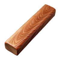energetic dramatic Hyper-specific professional render of a single, intricately carved wooden beam Isolated cutout with Transparent Background 4K png