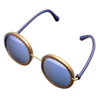 wonderful nostalgic geometric A pair of eyeglasses with thin wire frames with Transparent Background impeccable png