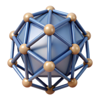 signature avant-garde Geodesic dome connector hub, with Transparent Background exclusive png