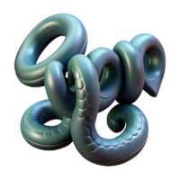 sought-after retro Typhon, monstrous serpentine giant with Transparent Background flawless png