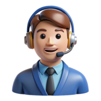 mysterious gorgeous Portrait of a helpful customer service representative, with Transparent Background artisan png