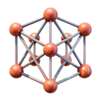 gorgeous peaceful futuristic Ultra-detailed, concept art style, isolated cutout of a single, abstract, network of interconnected lines with Transparent Background original png