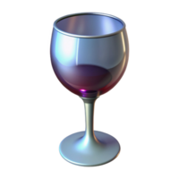 pristine dynamic contemporary Photorealistic, professional render, isolated cutout, hyper-specific single, wine glass with refracted light with Transparent Background impeccable png