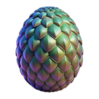 radiant creative Concept art style, hyper-specific professional render of an isolated cutout, dragon egg with shimmering scales with Transparent Background sharp png