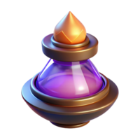 quintessential organic Ultra-detailed concept art style render of a single, glowing philosopher's stone, alchemical, isolated cutout with Transparent Background sharp png