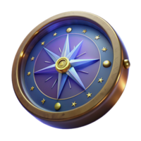 radiant reflective bohemian Hyper-specific, isolated cutout of a celestial compass with glowing runes, concept art style, professional render with Transparent Background precision png