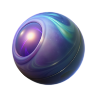 romantic hypnotic Hyper-specific, isolated cutout of a celestial orb radiating cosmic energy, professional render, photorealistic with Transparent Background artisan png
